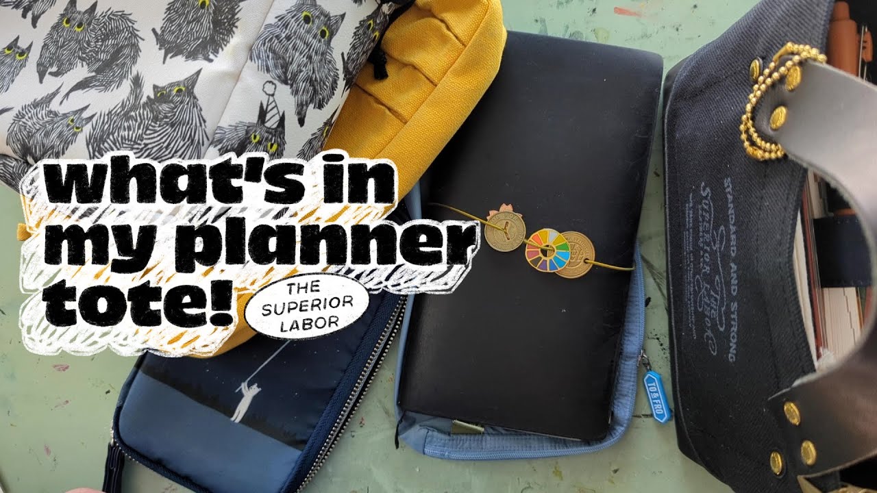 Stationery Planner Tote Tour | The Superior Labor Petite Pouch
