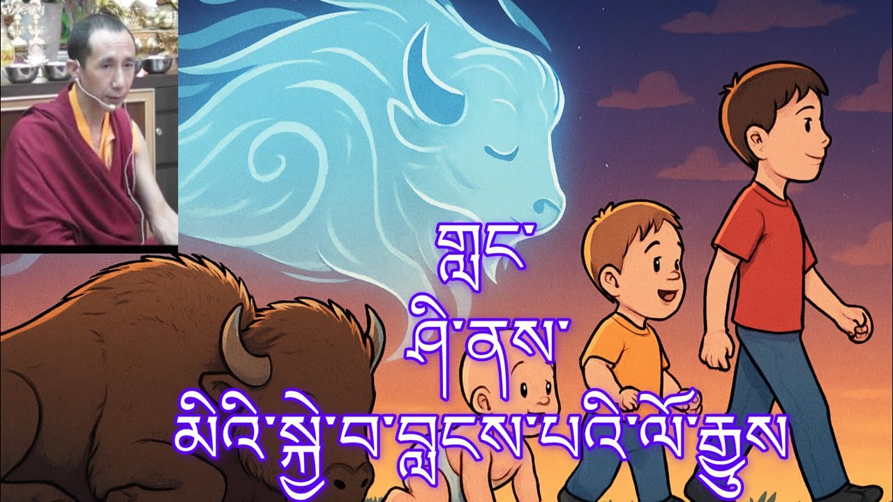 གླང་ཤི་ནས་མིའི་སྐྱེ་བ་བླངས་པའི་ལོ་རྒྱུས། BULL rebirth in human @gesherab 