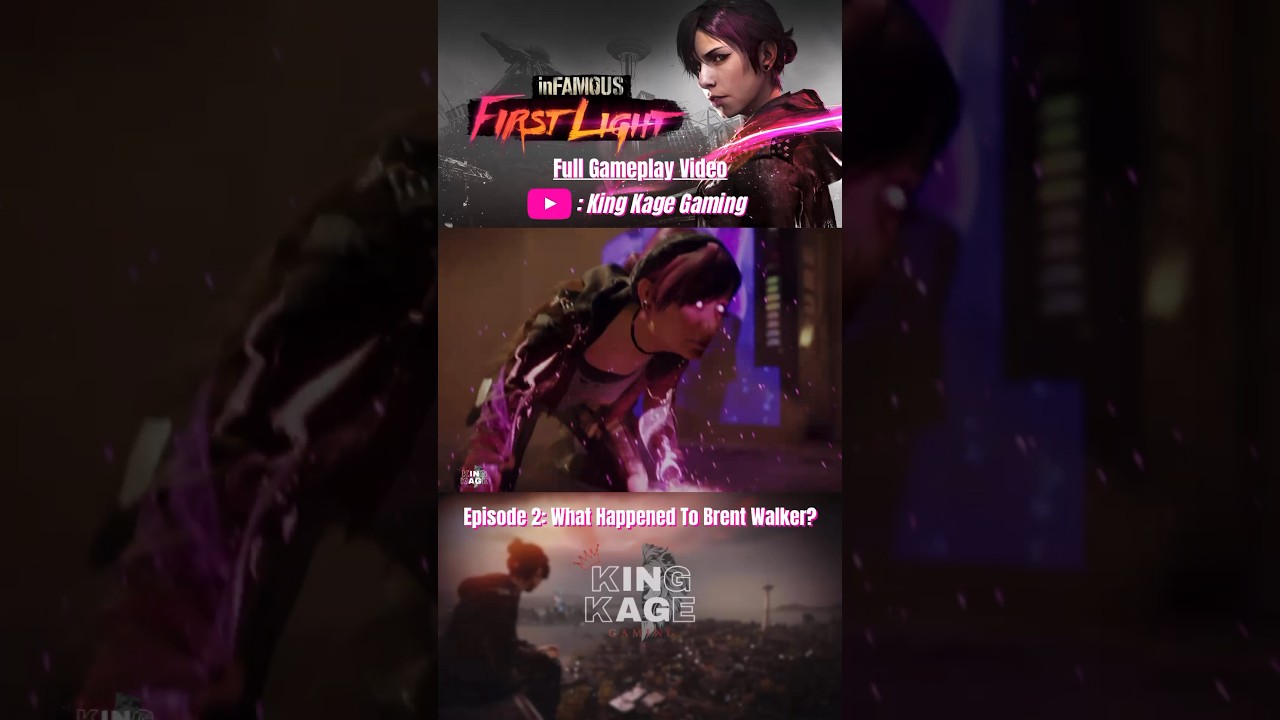 What Really Happened To Brent Walker? #infamousfirstlight #gaming #playthrough #nocommentarygaming
