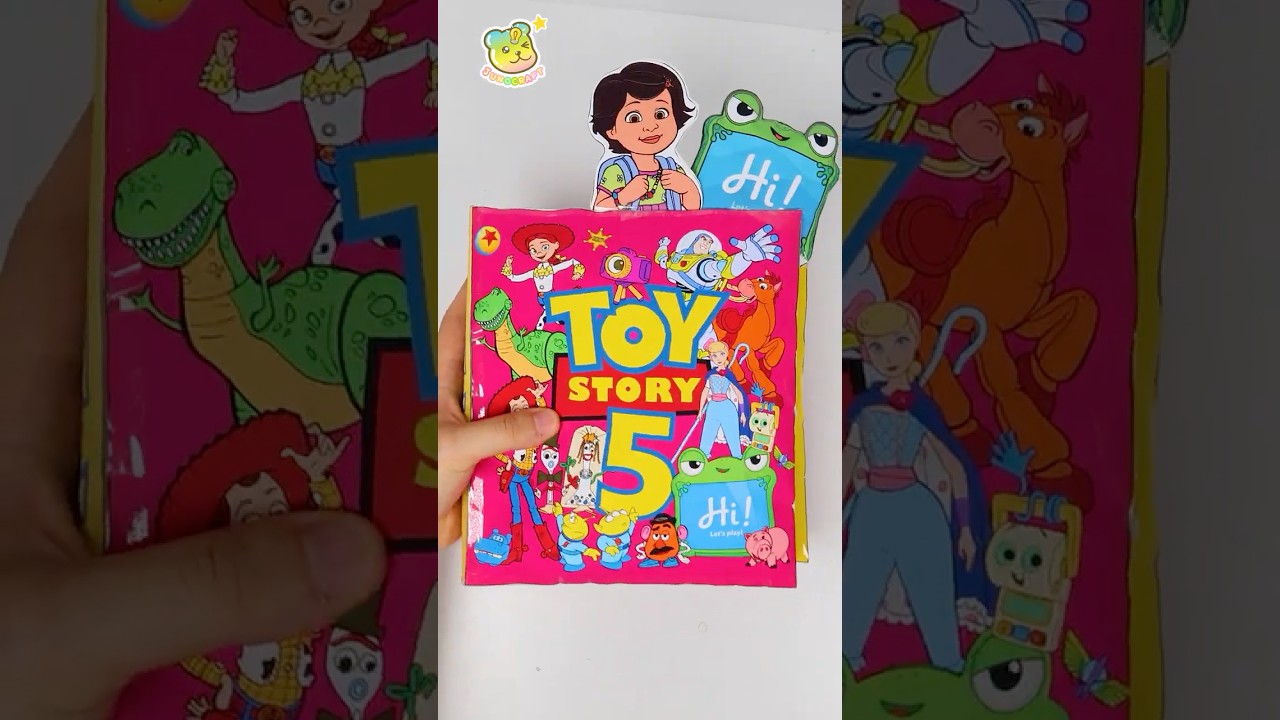 DIY Игровой блокнот &laquo;История игрушек 5&raquo; часть 2🐸📱