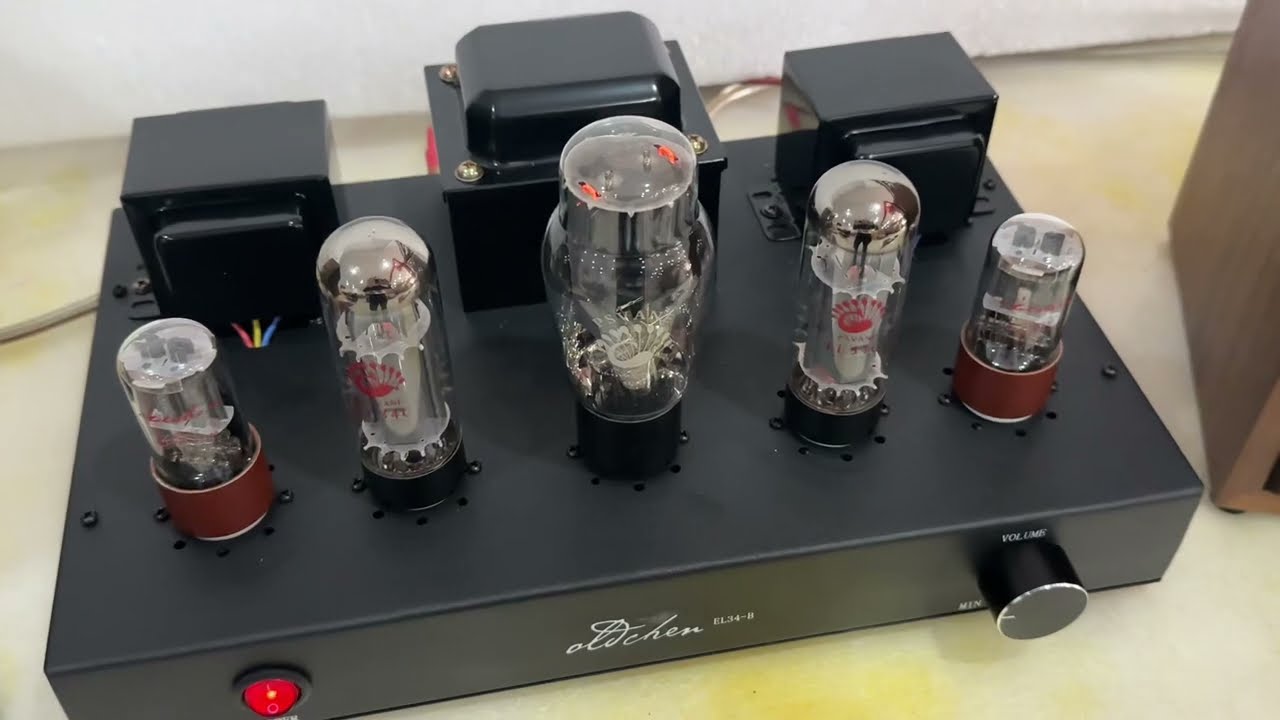 OLDCHEN EL34 TUBE AMPLIFIER demo with SoundArtist LS3/5A Bookshelf Speakers