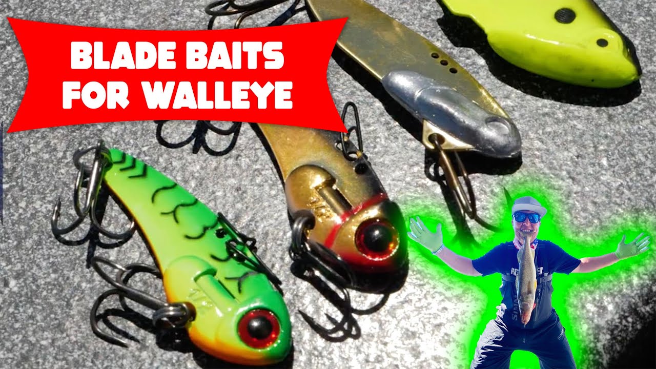 How To CATCH WALLEYE On Blade Baits. (EASY Walleye Fishing How-To!)