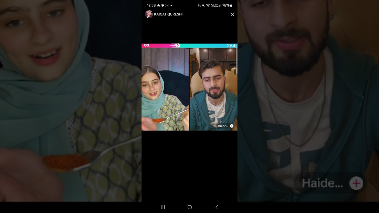 kainat qureshi tiktok live match today 04 02 2025