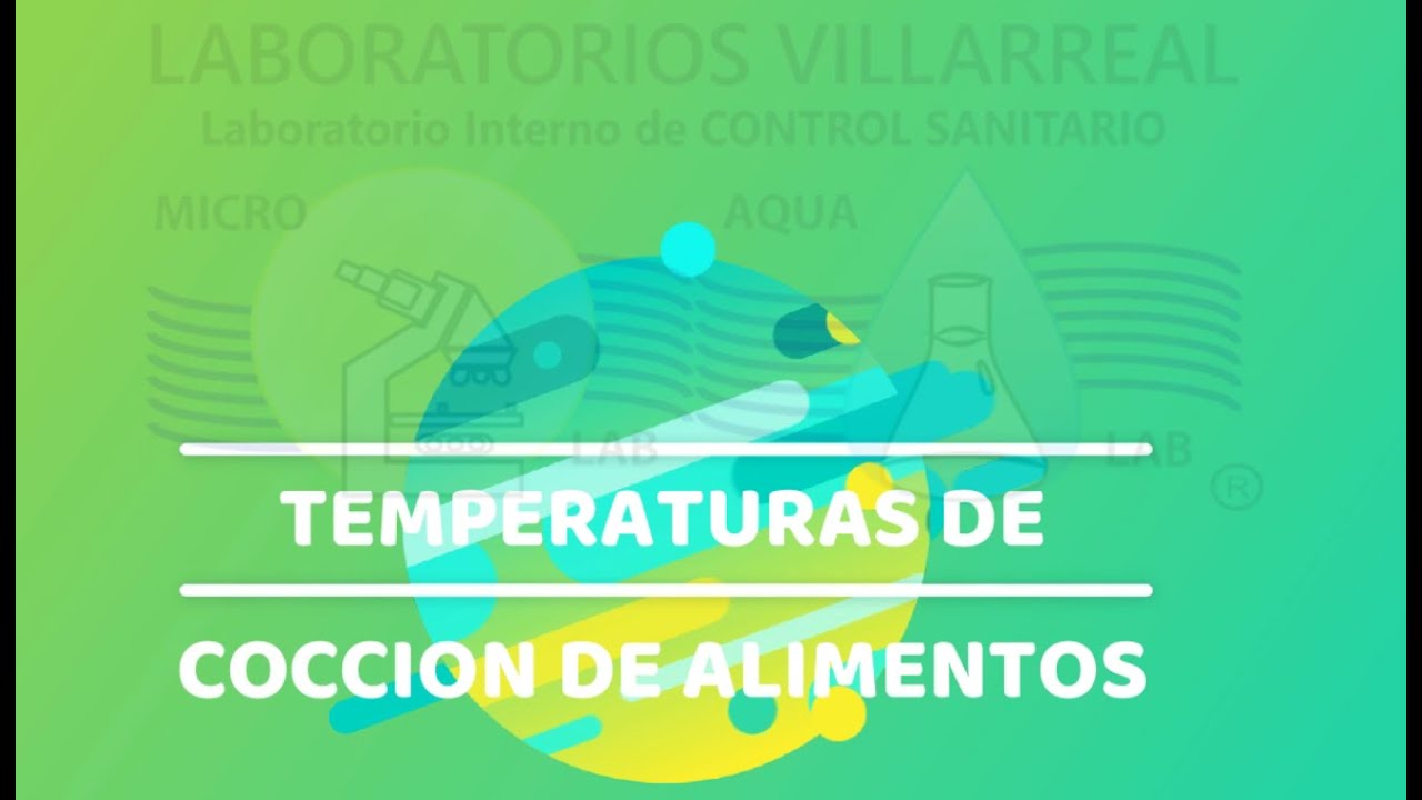 Tema 16: Temperaturas de Cocción de Alimentos