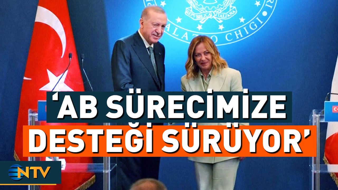 Roma'da Önemli Zirve! Erdoğan ve Meloni Ortak Basın Açıklaması Düzenledi | NTV