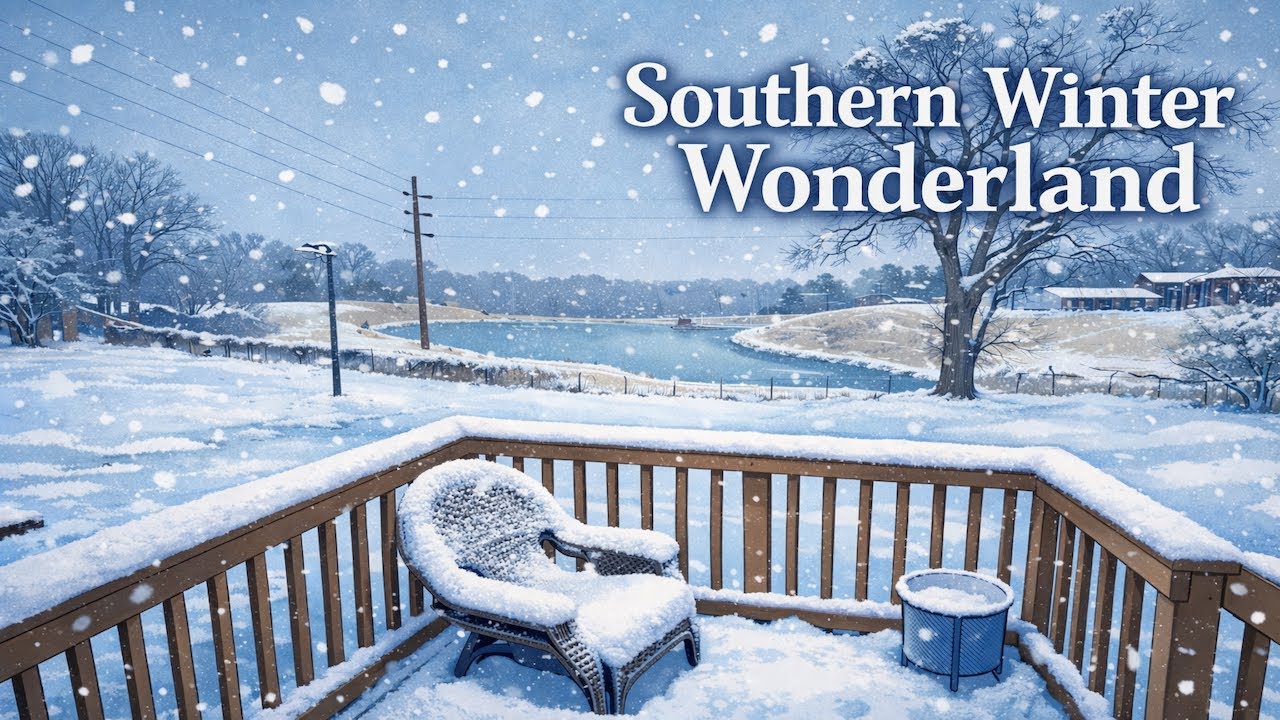 South Carolina Winter Snowfall.