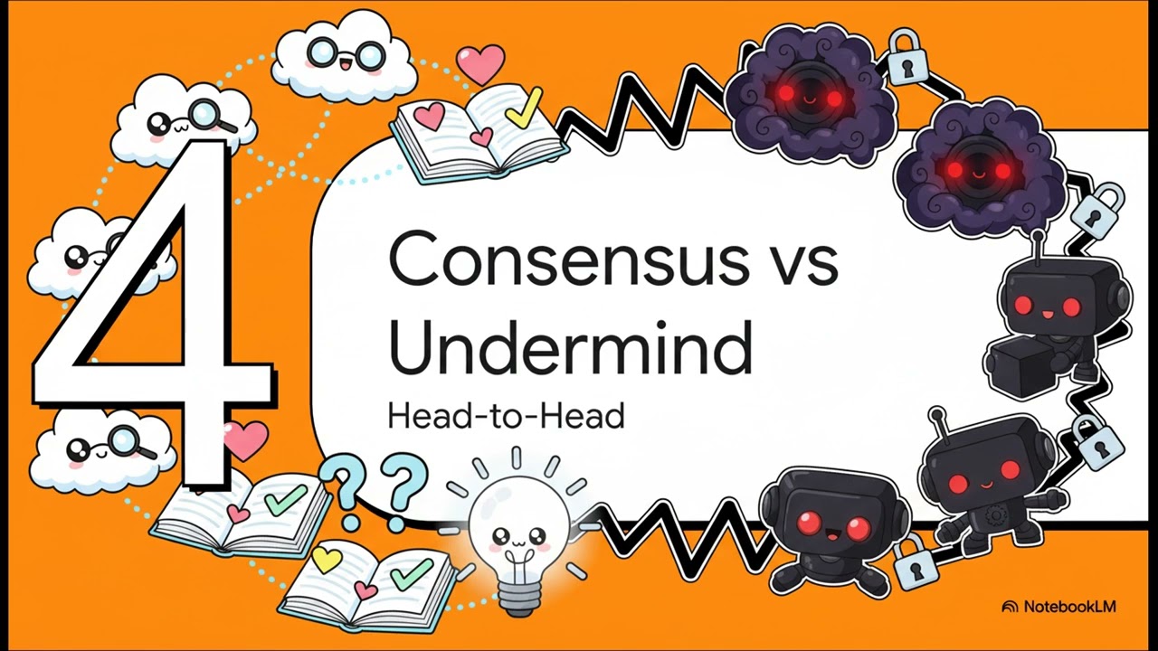Consensus vs  Undermind