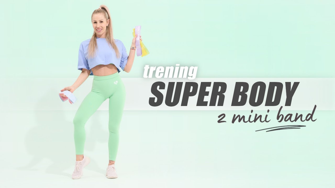 SUPER BODY Z GUMAMI MINI BAND | TRENING CAŁEGO CIAŁA | 45 MIN | Agata Zając