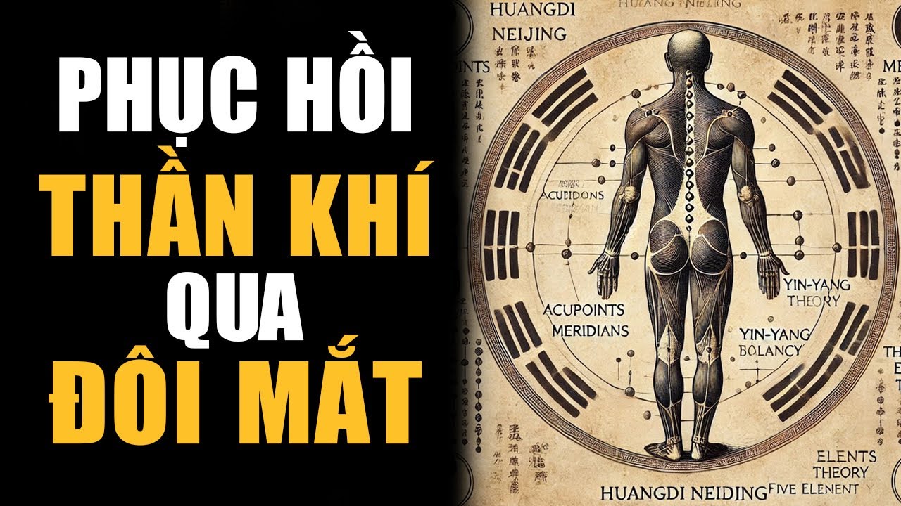 PHỤC HỒI THẦN KHÍ QUA ĐÔI MẮT CHĂM SÓC SỨC KHỎE THUẬN TỰ NHIÊN THEO Y HỌC CỔ TRUYỀN