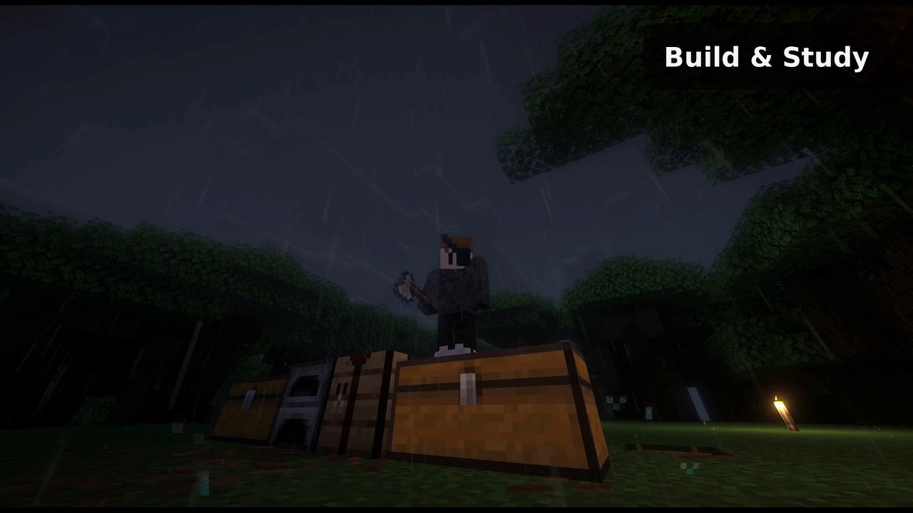 Build & Study #1 — Pomodoro tranquilo en Minecraft (25-5-25)