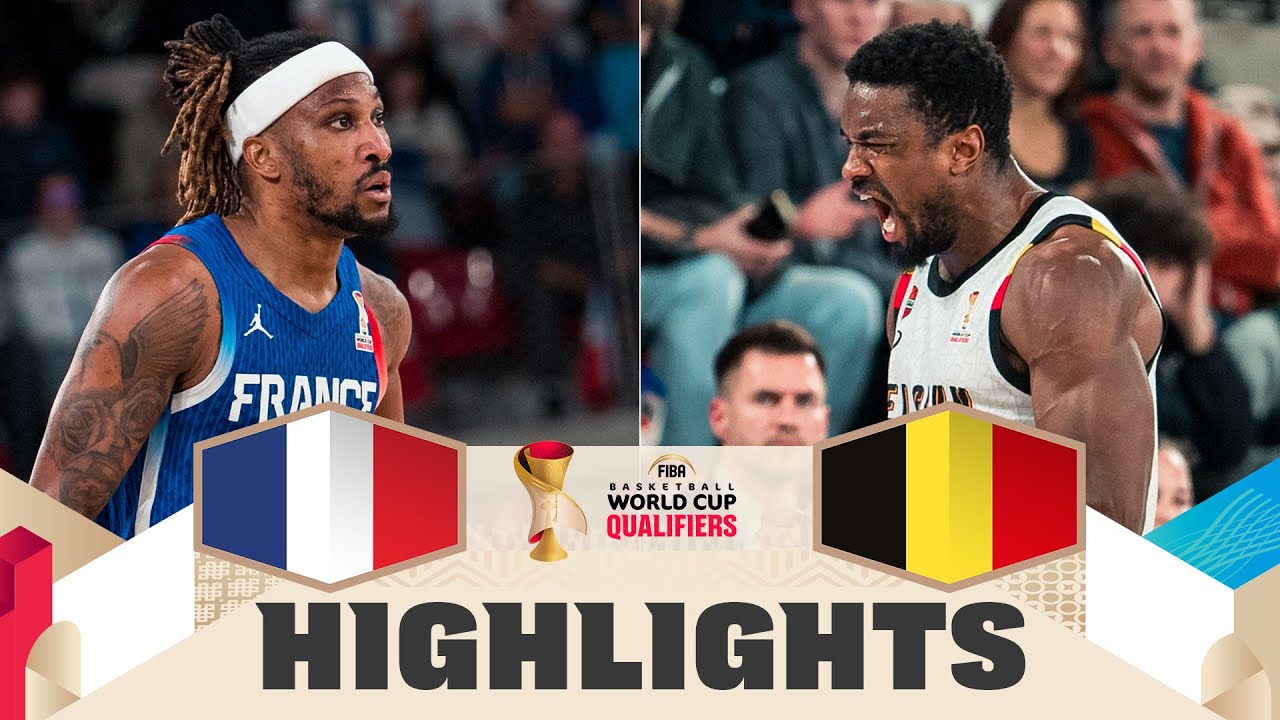France 🇫🇷 v Belgium 🇧🇪 | Highlights | FIBA Basketball World Cup 2027 European Qualifiers