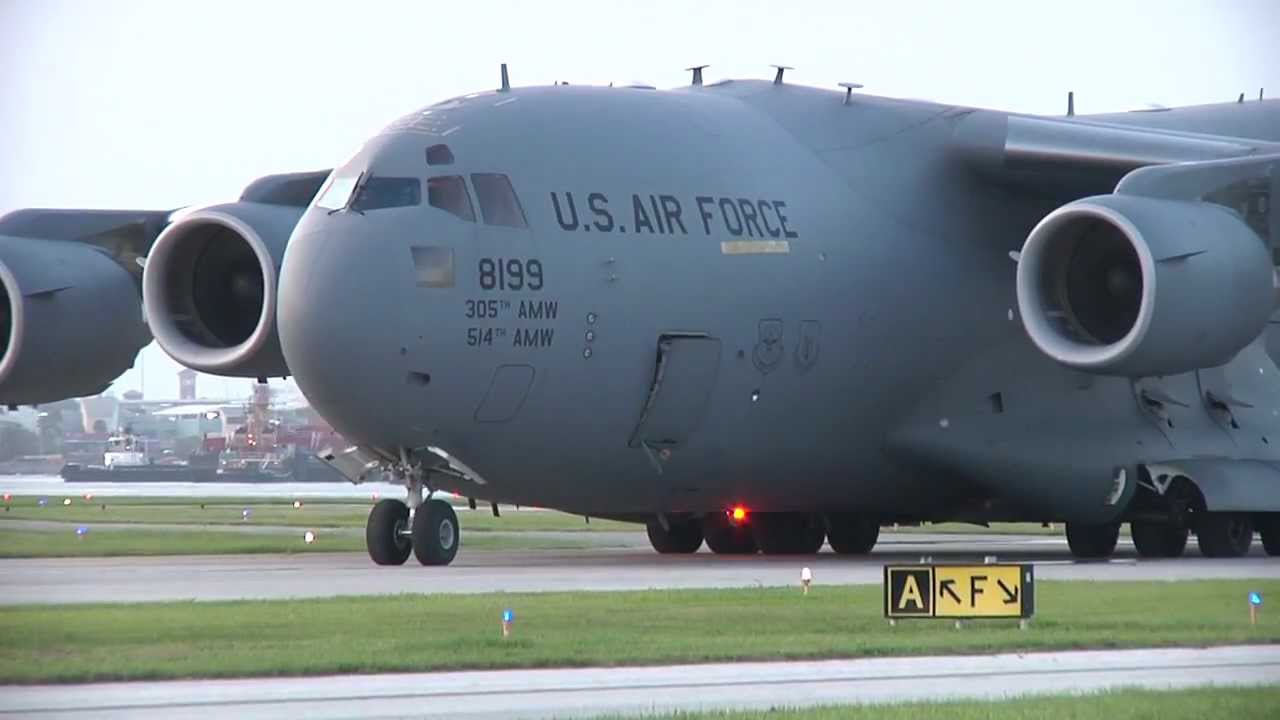 C17 Lands at small commuter airport by accident