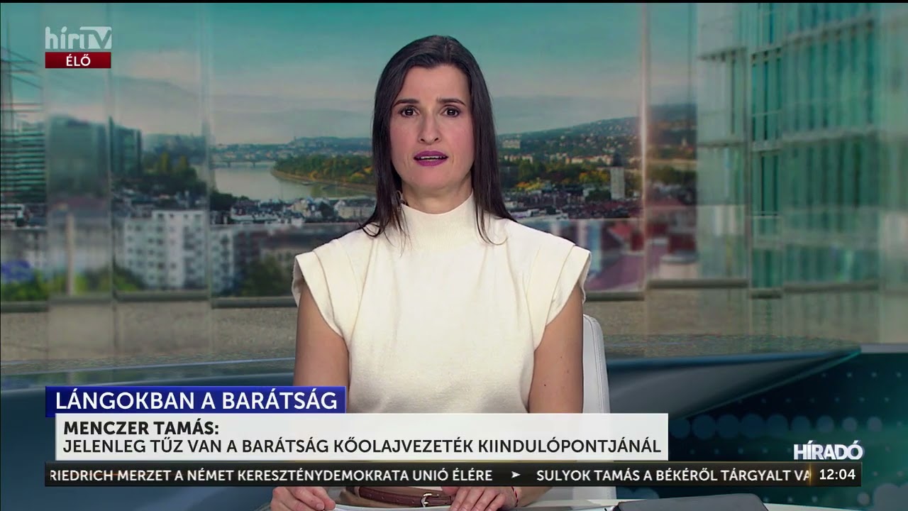 Szijjártó Péter: A Barátság kőolajvezeték minden szakasza üzemképes - HírTV