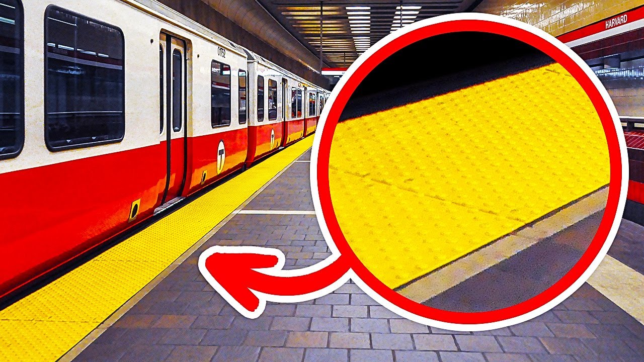 Tren İstasyonlarında Neden Sarı ve Turuncu Çıkıntılar Vardır