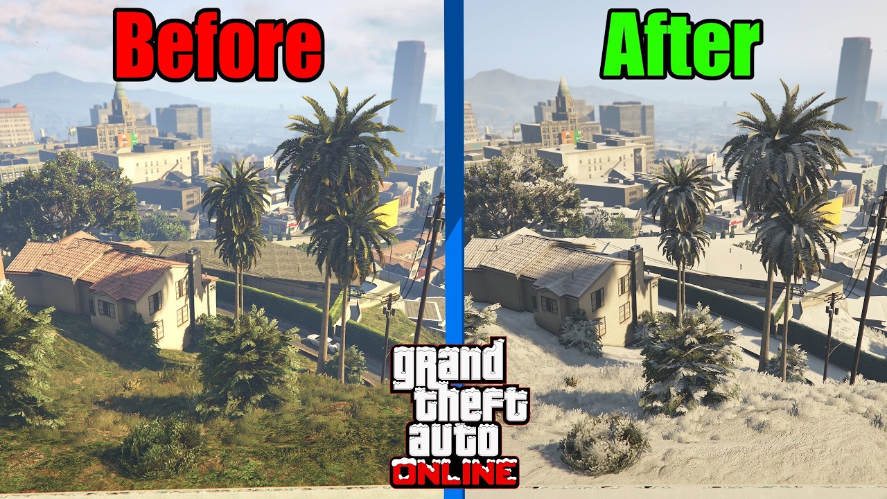 Как получить снег в сюжетном режиме GTA 5 и в GTA 5 Online