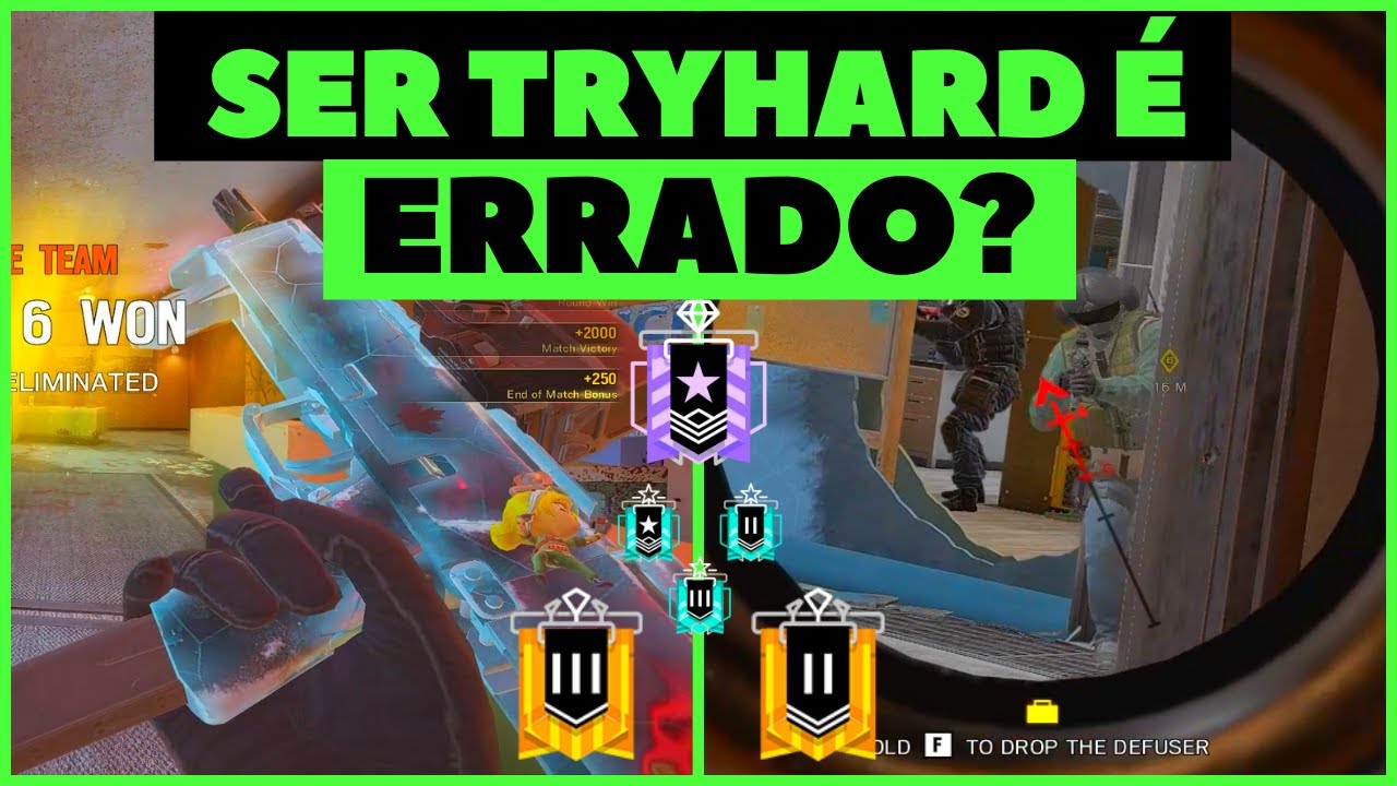 DESAFIO DE SUBIR DO OURO PARA O PLATINA! | #NerdTodoDia VEDA #08 || RAINBOW SIX SIEGE