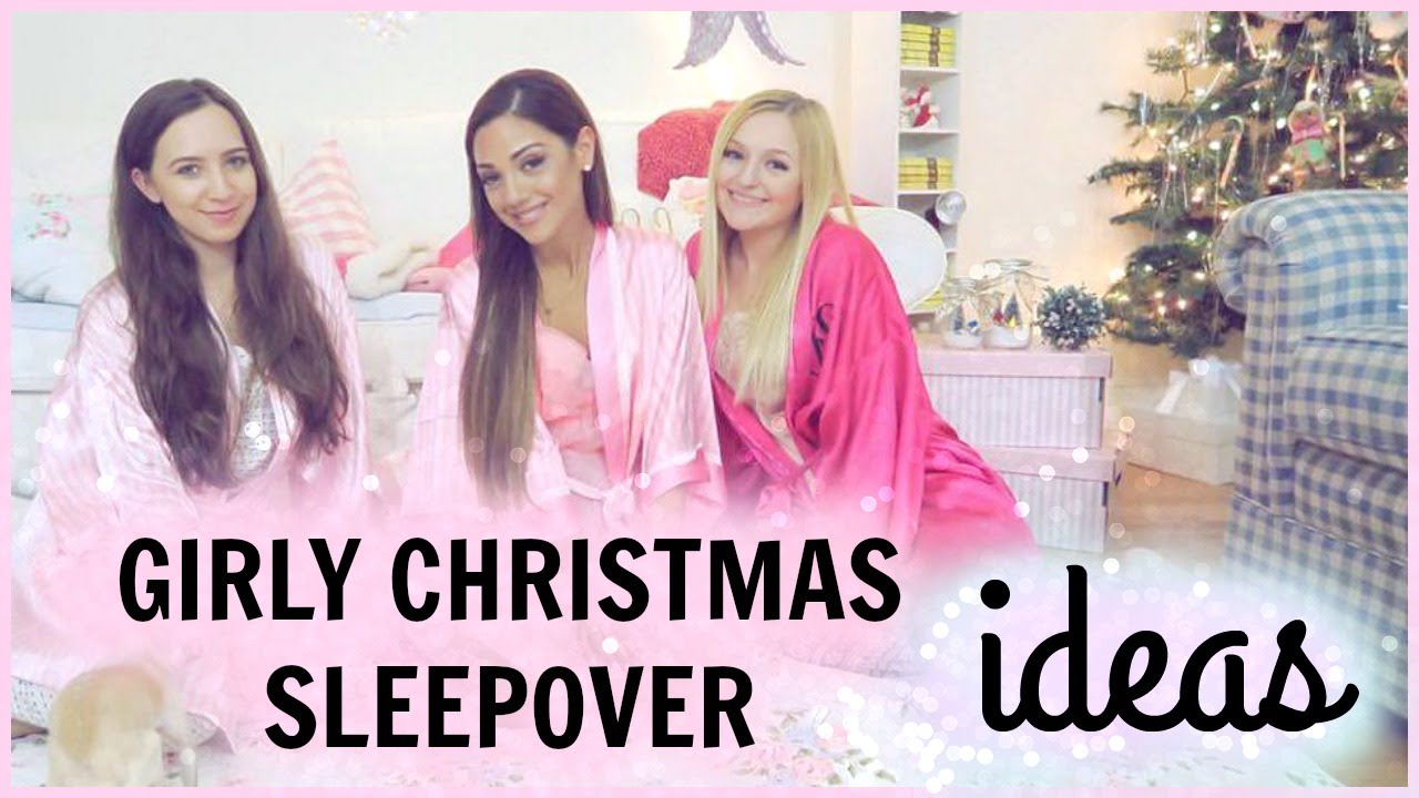 Girly Christmas Sleepover Ideas with Allie and Emelyne!