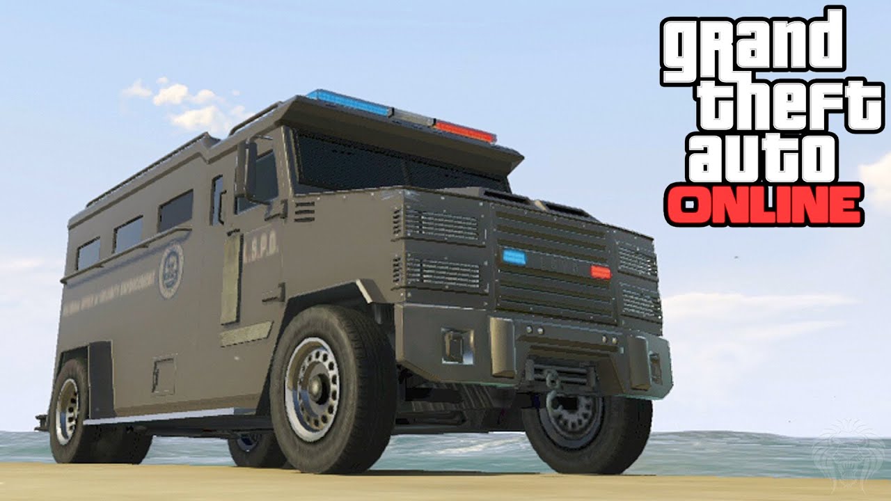 GTA Online: Police Riot Van Location! LSPD Riot - Secret Vehicle Locations (Grand Theft Auto Online)