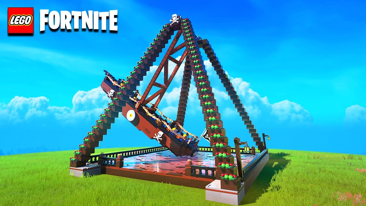 LEGO Fortnite Tutorial | Amusement Park | Pirate Ship