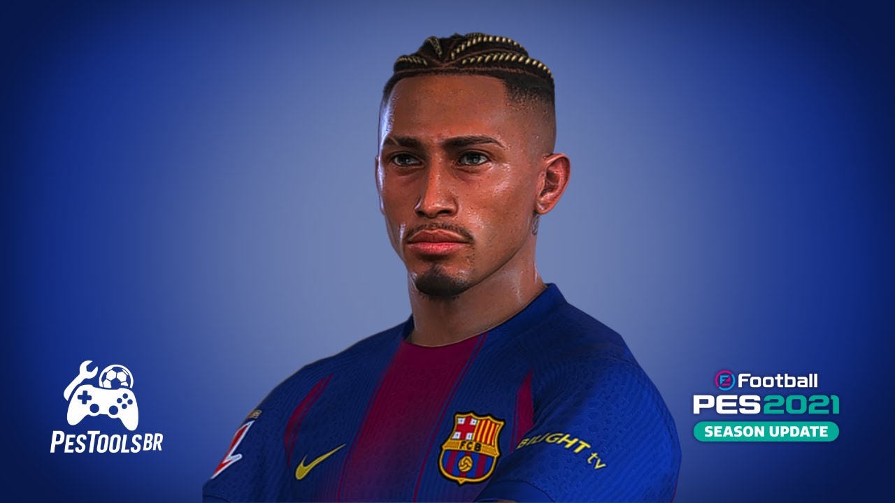 NOVA FACE RAPHINHA BARCELONA | PES 2021 PC