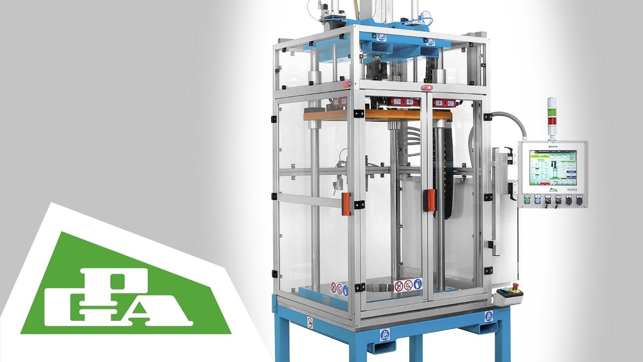Servo pressa forza 100 kN, montaggio e prove – Servo press force 100 kN, assembling and testing