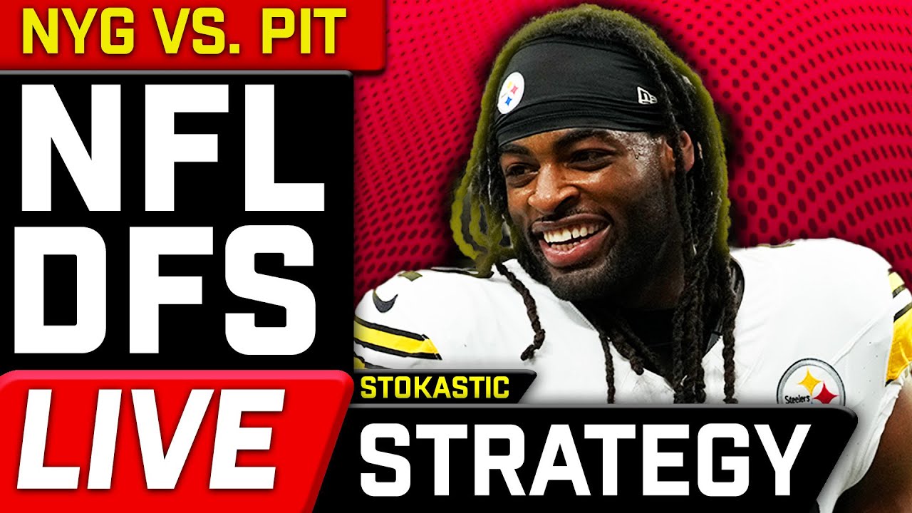 Giants-Steelers Showdown Strategy MNF Week 8 DFS Picks | NFL DFS Strategy