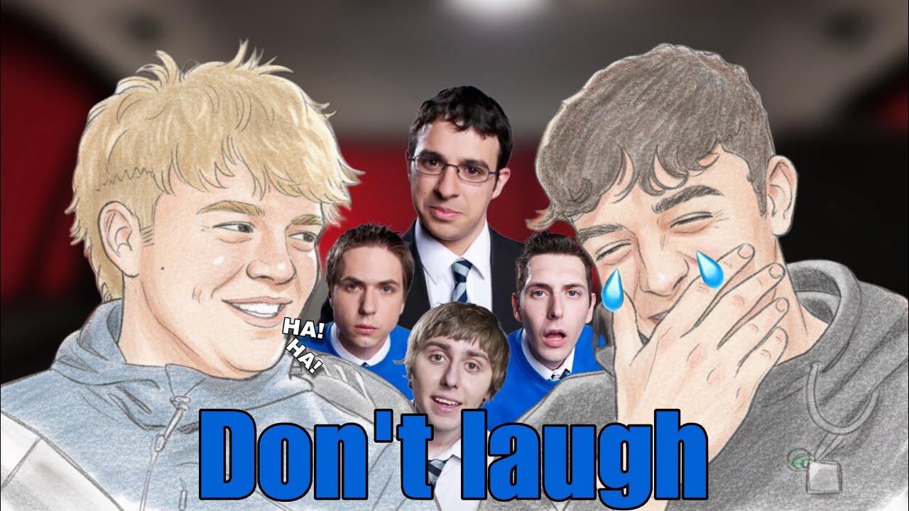 Try not to laugh Inbetweeners edition with Henry and Aaron