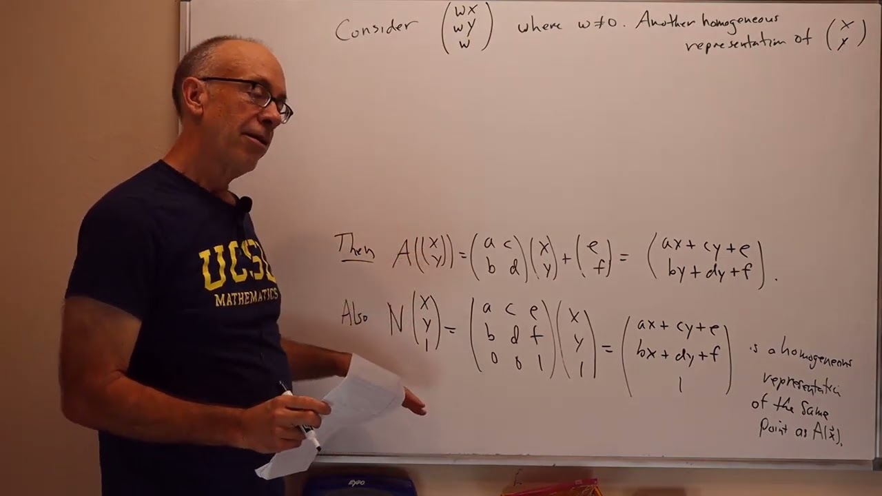 03 06 Homogeneous Coordinates and Affine Matrix Representations