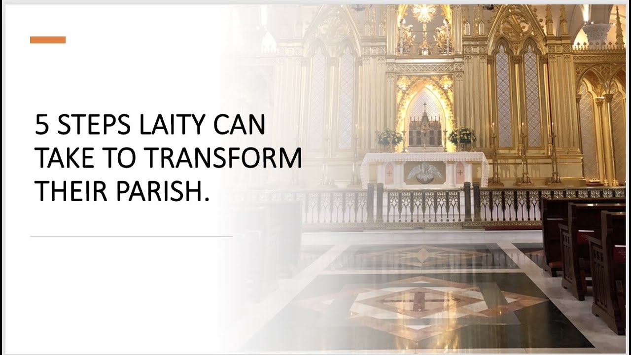 Five Steps Laity can take to transform their Parish.