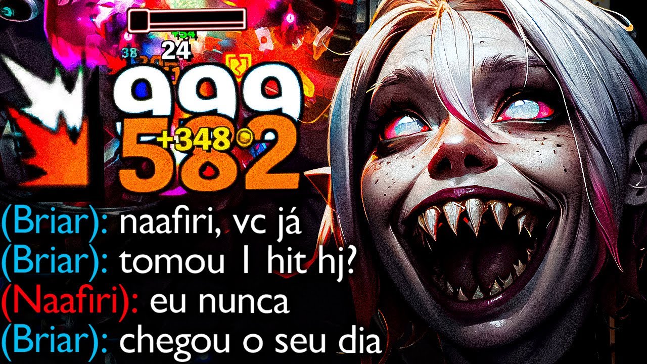 BRIAR 100% CRITICO É 1 HIT NOS ADC E MAGUINHOS DO LOL KKKKKK