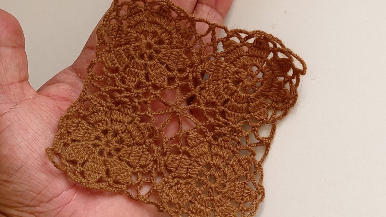 Hermosa puntada a crochet 🌺😉