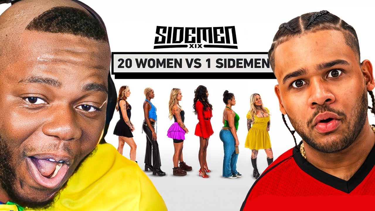 20 WOMEN VS 1 SIDEMEN: FANUM EDITION (REACTION)