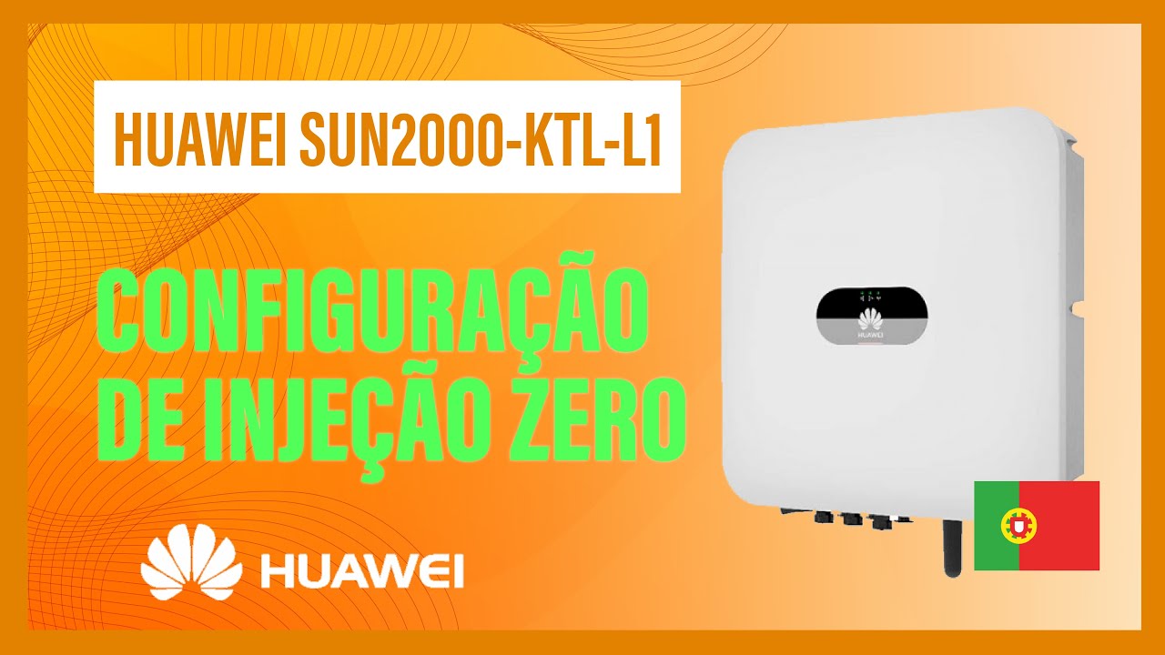 Configuração de injeção zero com Huawei SUN2000-2/3/3.68/4/4.6/5/6KTL-L1