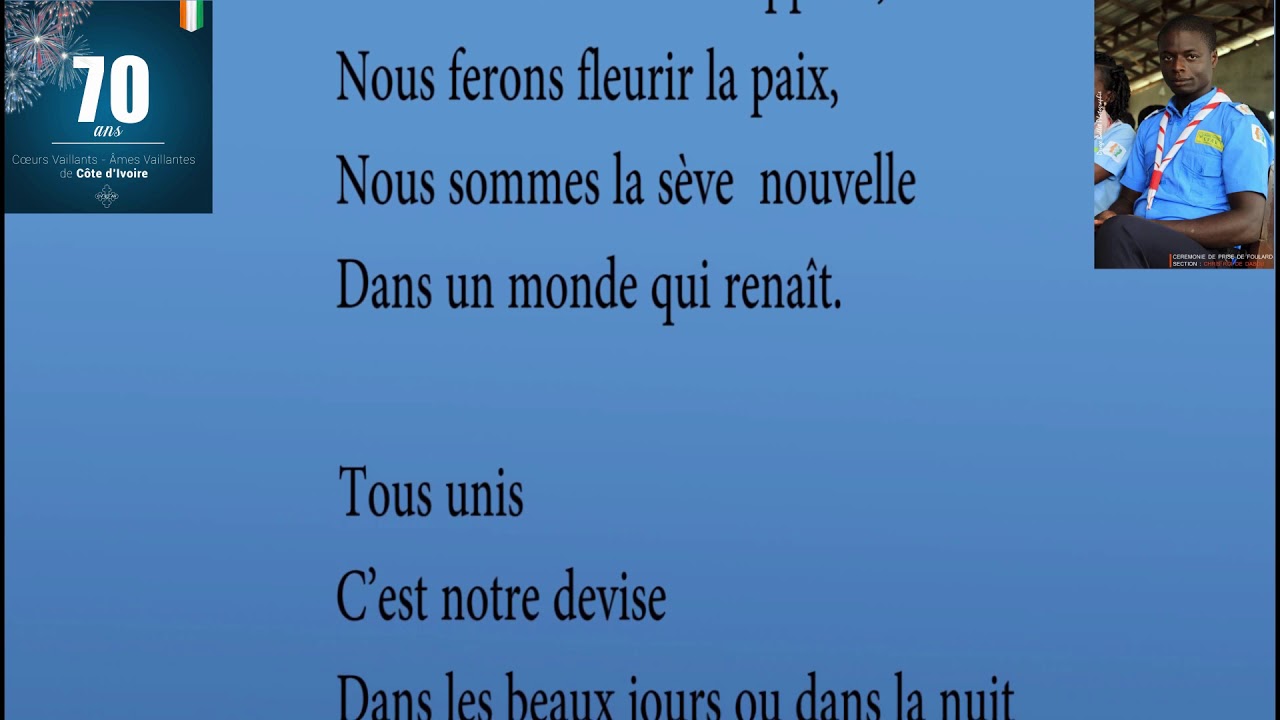 L'hymne CVAV