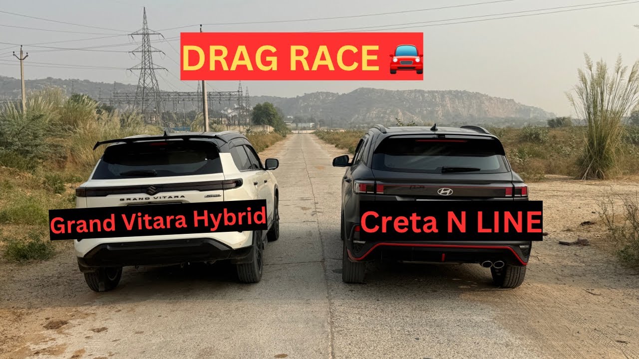 DRAG RACE Between Creta N Line and Grand Vitara Hybrid