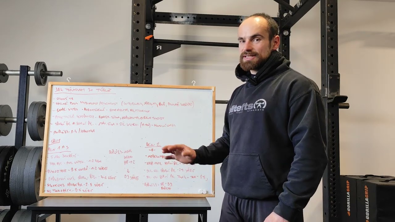 Jak sestavit silový trénink 3x týdně pro sportovce