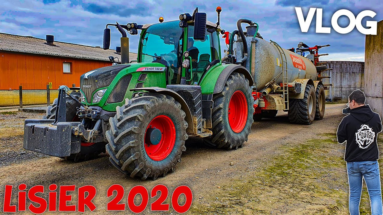 JE VOUS EMMÈNE ÉPANDRE DU LISIER ! - VLOG 2020 [FENDT 722]