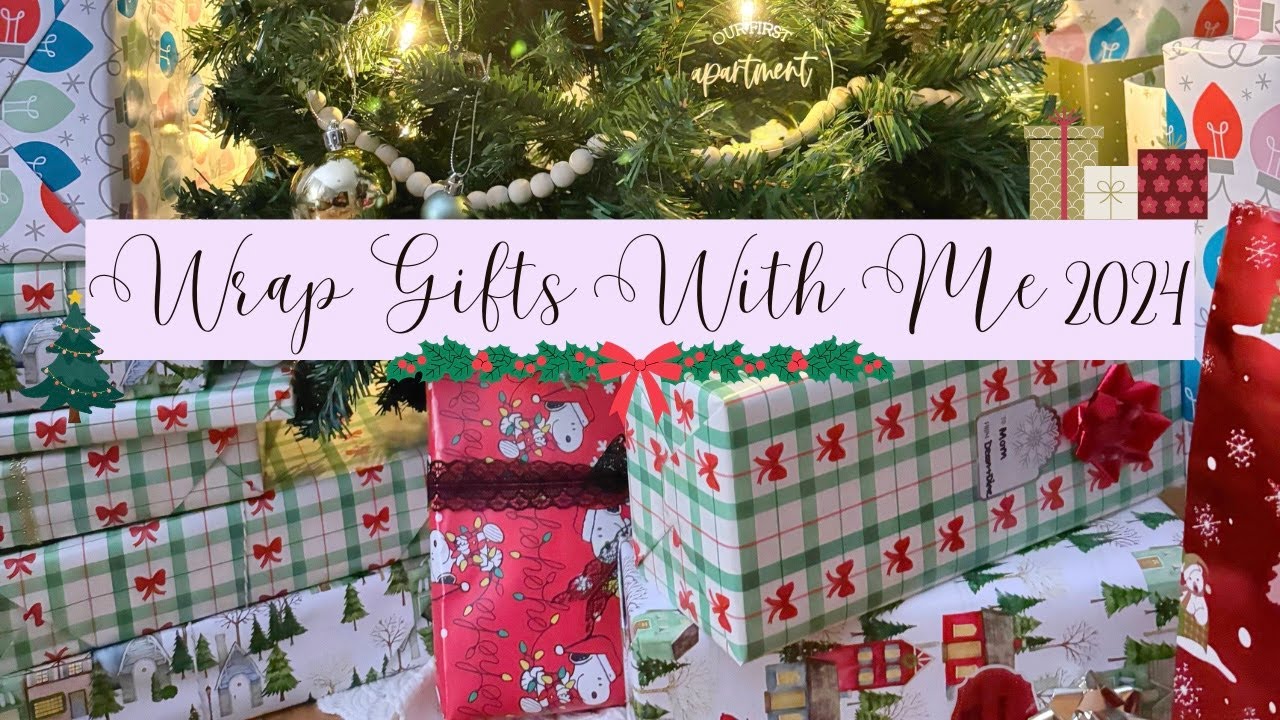 🎄 Wrap Christmas Gifts with Me 🎁 & End Of The Year Life Update 2024 | Simply Rose Lynne
