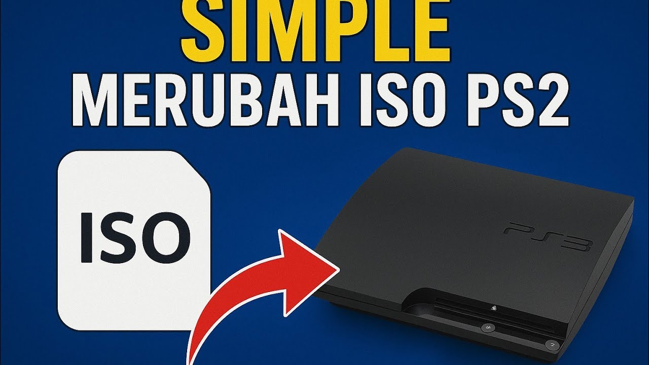 simpel dan gampang cara merubah file game ISO PS2 menjadi PKG PS3