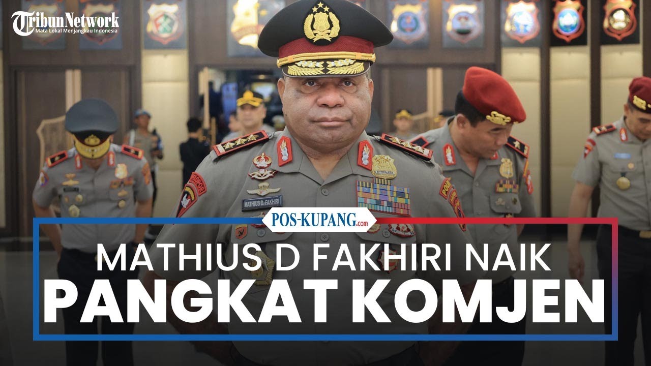 Kapolda Papua Mathius D Fakhiri Naik Pangkat Jadi Komjen