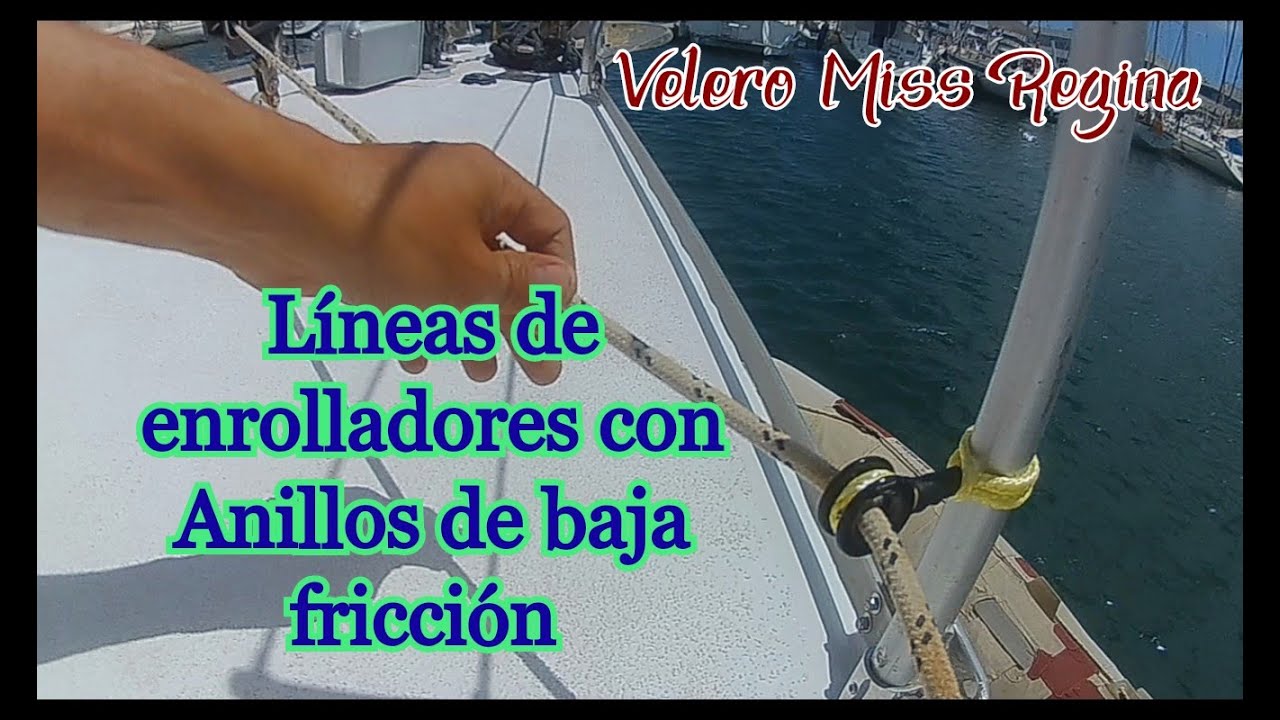 Modificación de las líneas de los enrolladores. Anillos de baja fricción.