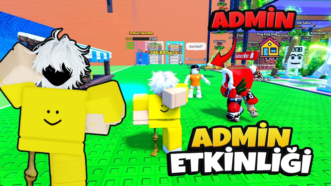 ADMİN SUNUCUMA GELDİ! 0.01%'LİK DIVINE LUCKY BLOĞU ÇIKARDIM! 😱