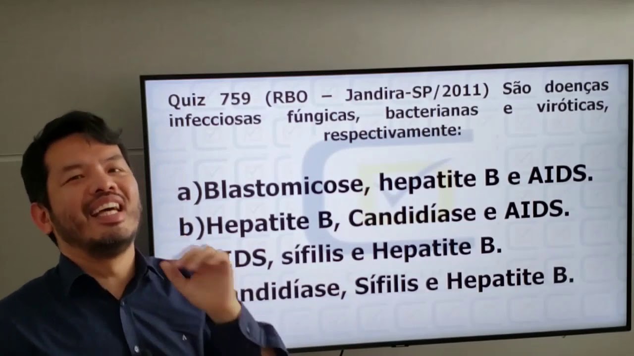 Doenças infecciosa- Quiz #759 CD Concursos de Odontologia