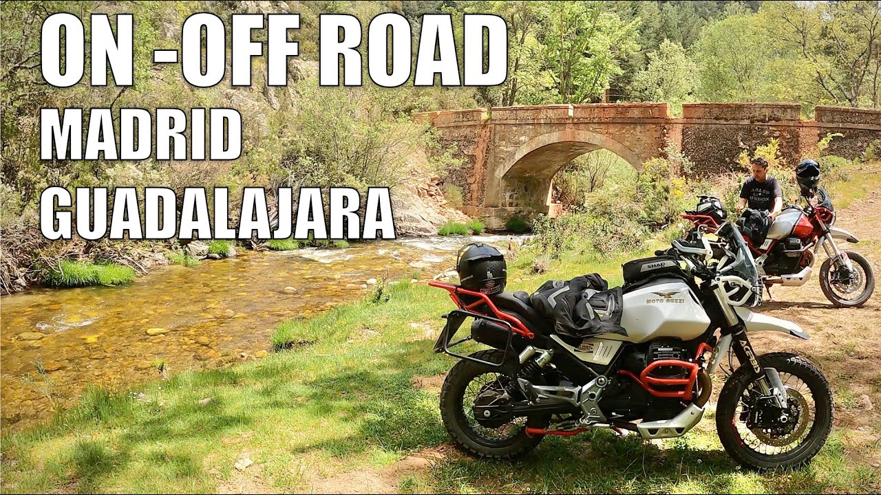Off Road Moto Guzzi V85 TT | Madrid-Guadalajara, España 🇪🇸 | 4K