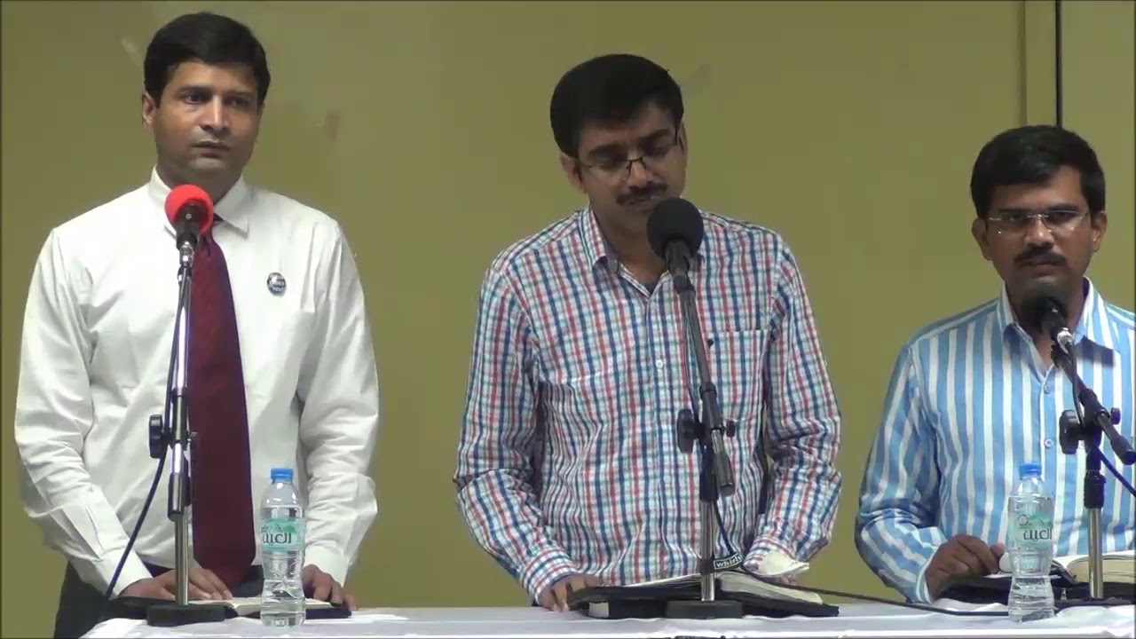 3 .Table Message by Br  Satish Moses from Agape Church, Virginia, USA @ Hebron Assembly  Abu Dhabi