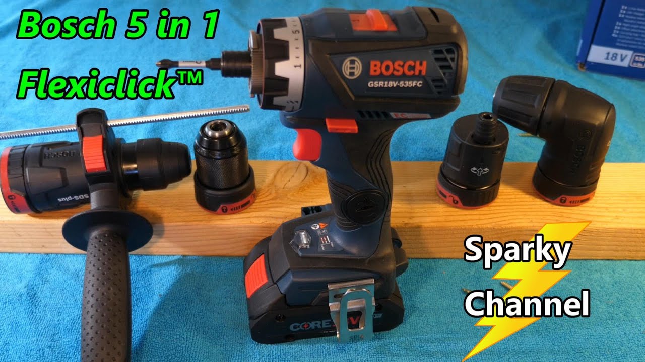 Bosch New 18V Flexiclick™ Drill/Driver System