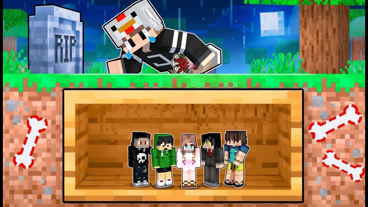 My Friends Faking Their Death In Minecraft!