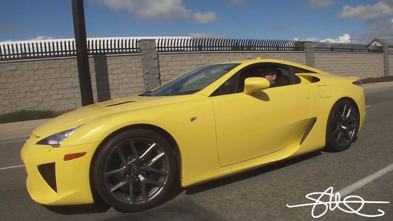 TEST DRIVE LEXUS LFA - IT WANTS TO BE DRIVEN FAST! - $375,000 SUPER-CAR