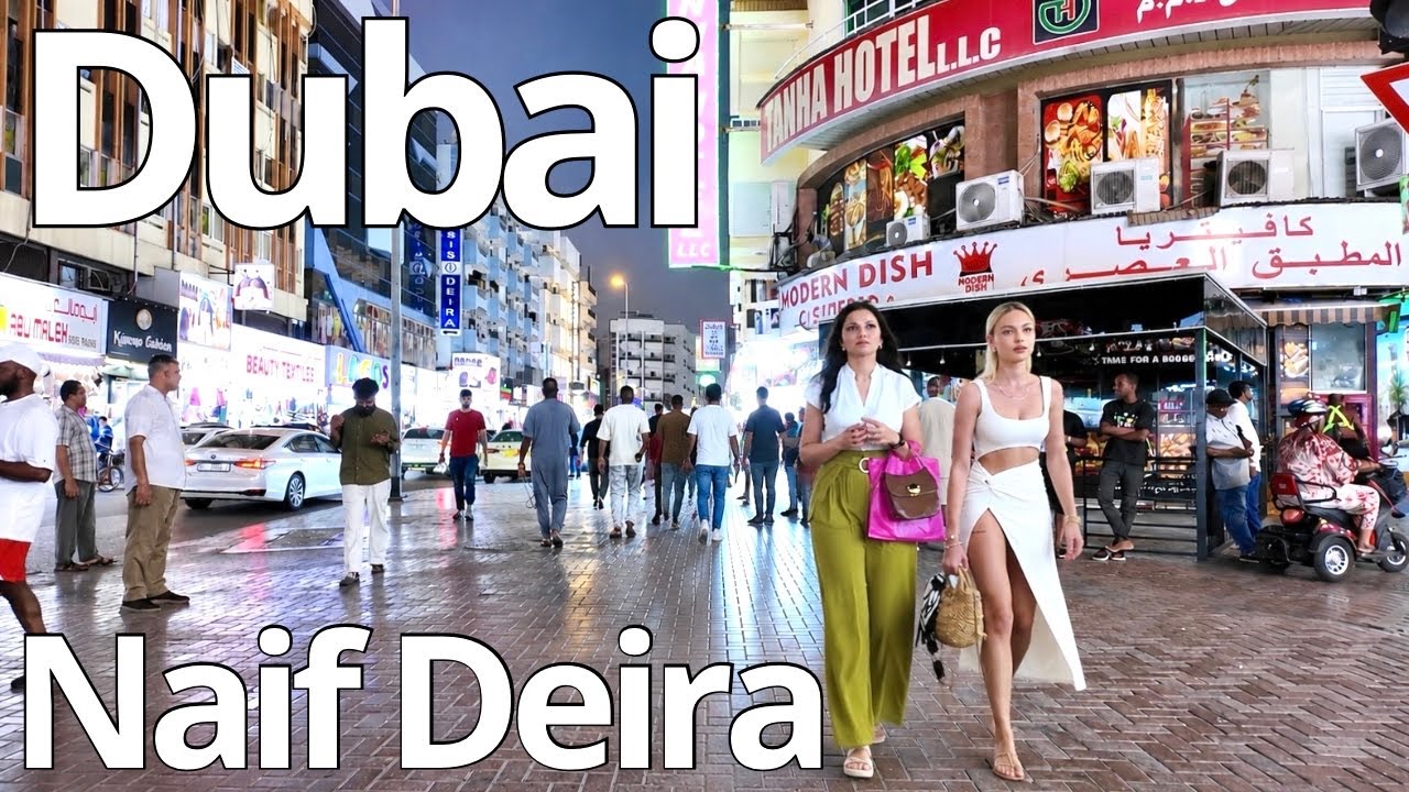 Dubai 🇦🇪 Naif Deira, Gold Souk |4K| Naif Deira, Dubai Gold Souk Walking Tour