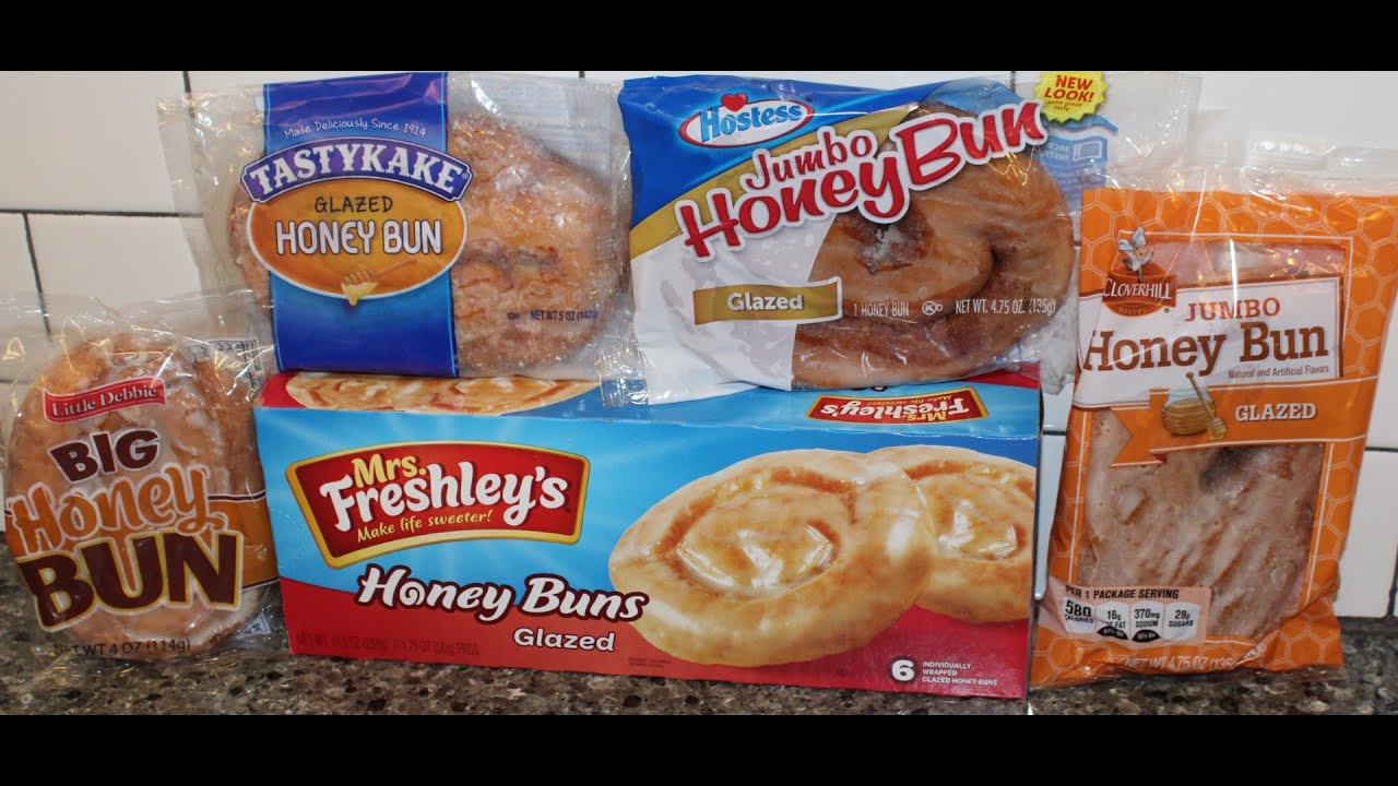 Honey Bun Blind Taste Test: Little Debbie, TastyKake, Hostess, Mrs. Freshley’s & CloverHill
